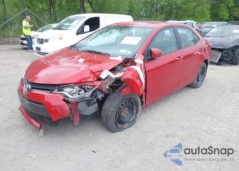 2016 Toyota Corolla Le from USA, damaged, VIN 2T1BURHE3GC703514